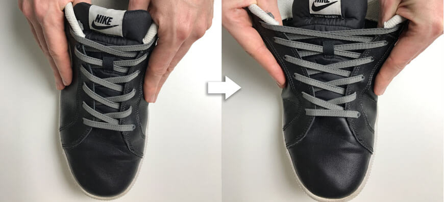 Platte elastische schoenveters (zonder knoop)
